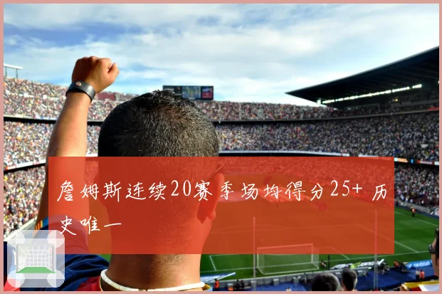 詹姆斯连续20赛季场均得分25+ 历史唯一